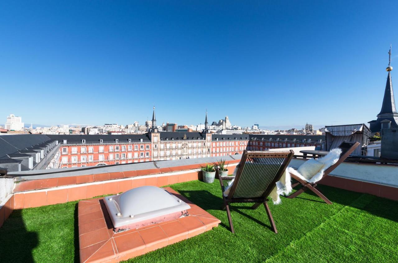 Historic Penthouse Plaza Mayor In Madrid Exterior foto